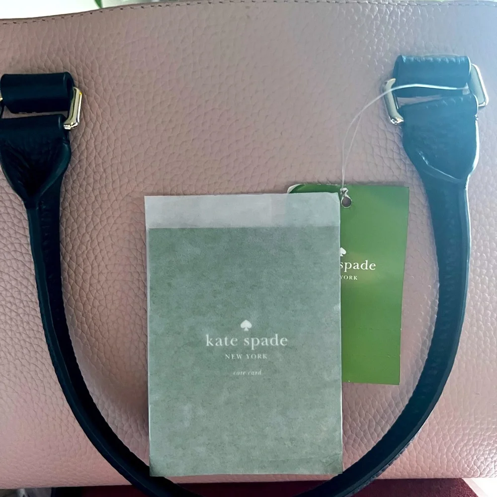 🌹 NWT ~ Authentic PEBBLED LEATHER.                                🌹 BLUSH PINK - Picture 8 of 11